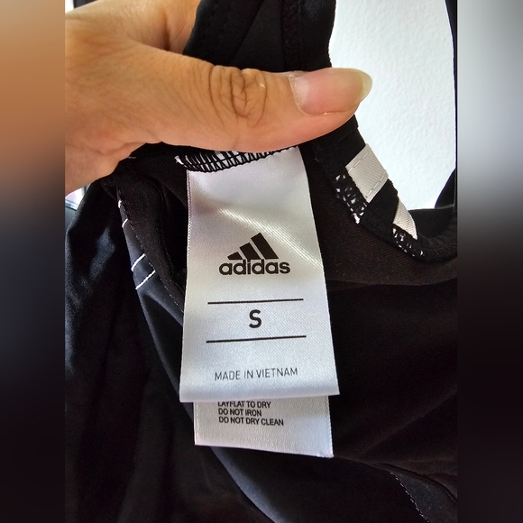 LAST CHANCE! Adidas One Piece Swim Suit Black Size Small - Picture 7 of 10